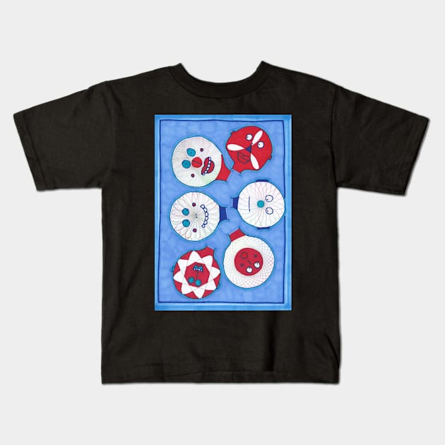 Retro Spirograph Odd Folk Kids T-Shirt by JaySnellingArt